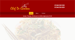 Desktop Screenshot of chefdecanton.co.uk