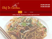 Tablet Screenshot of chefdecanton.co.uk